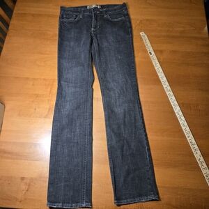 Old Navy Women's Dark Gray Straight Leg Jeans